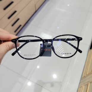 TR90镜架男超轻复古黑框女潮近视防蓝光SF890 SEROVA施洛华冬新品