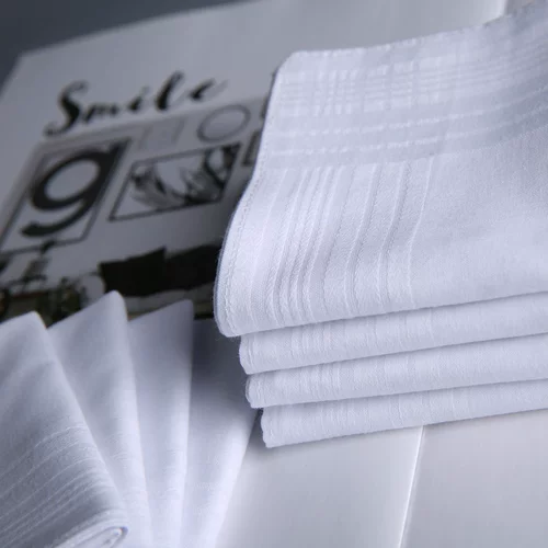 和木记 Мужской хлопковый носовой платок, старомодная мягкая ткань, «сделай сам», хорошо впитывает воду