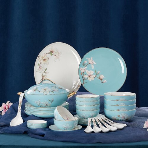 华光国瓷中式轻奢骨瓷餐具