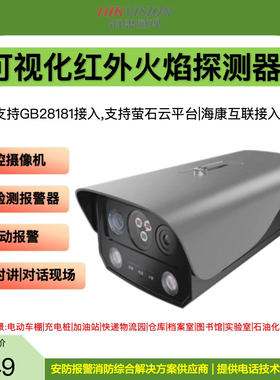 海康4G消防烟雾报警监控摄像头
