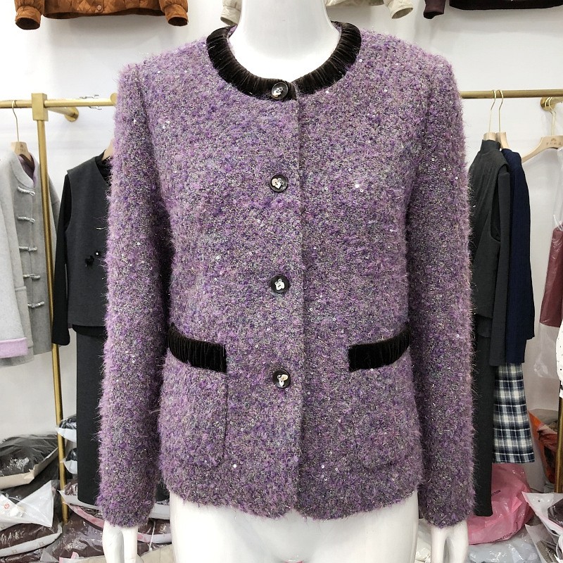 芳华26A002 时尚小香风外套女2026春季新款韩版洋气短款夹克上衣,女装/女士精品,短外套,淘宝优惠券,粉丝福利购,淘宝优惠卷