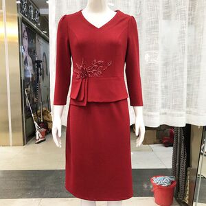 金丽年华23B05 婚宴喜婆婆婚礼裙高档秋季新款新娘敬酒服连衣裙