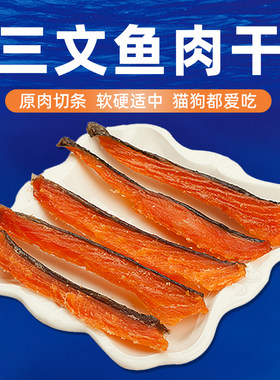 三文鱼通用Coma100g美毛肉干猫狗