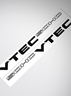 适用于honda vtec sohc sticker本田引擎引擎标识车身贴纸贴花