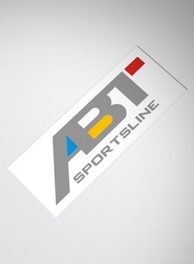 ABT Sportsline decal sticker奥迪福斯改装车贴纸改装大厂车贴纸