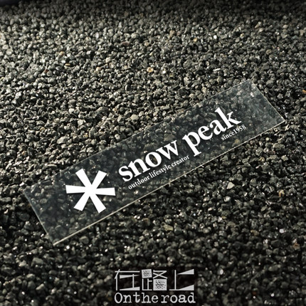 Snow Peak车贴 雪峰车贴纸户外露营标贴车窗三角窗后窗后防水反光