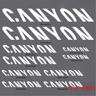 CANYON4公路车山地车贴纸
