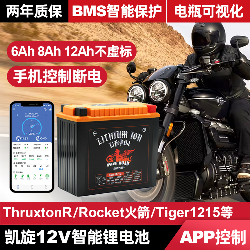 适用于凯旋锂电瓶自由大道火箭