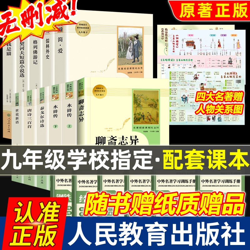 儒林外史简爱九年级必读课外书