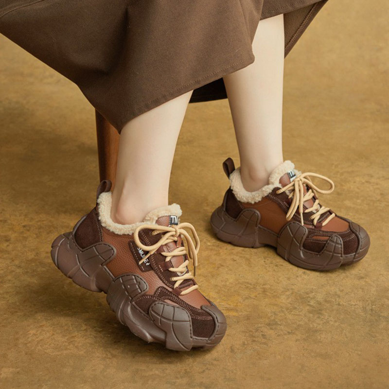 低帮轻便舒适休闲保暖厚底加绒