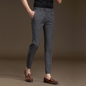 男士 职业潮流西装 韩版 POWO小脚九分西裤 修身 秋冬商务休闲男裤 裤 子