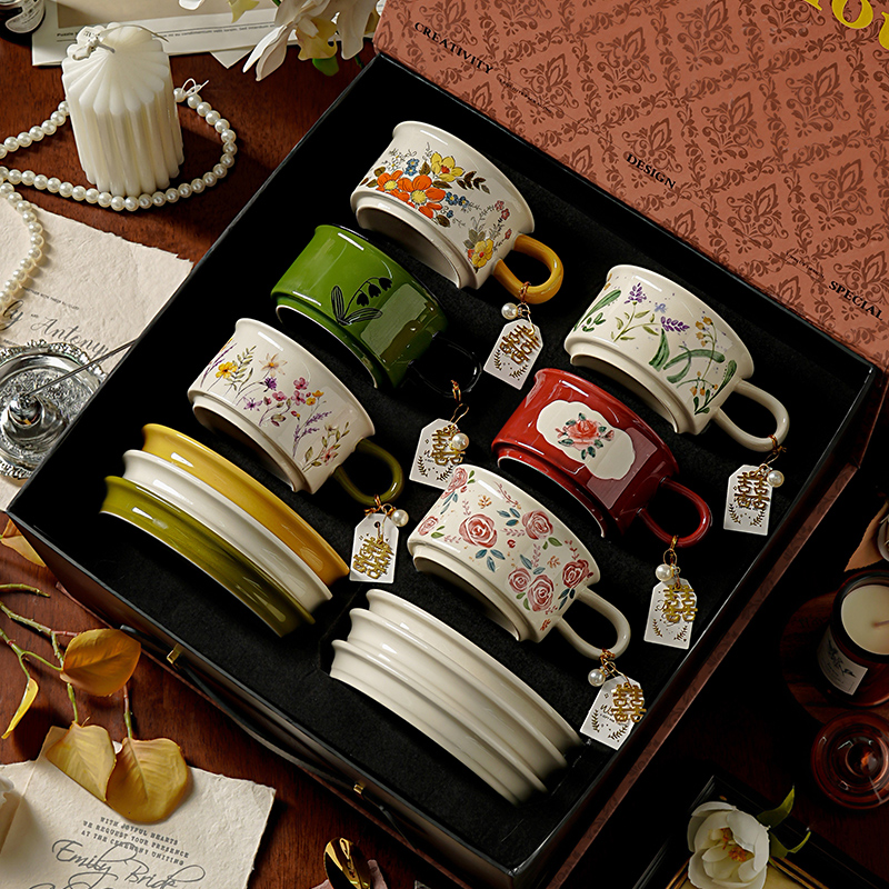 咖啡杯碟乔迁新居礼物女生实用高级感乔迁之喜入宅礼物200元商品