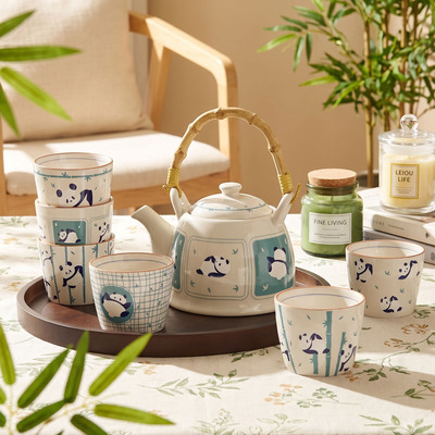 高端功夫茶具套装茶杯茶壶托盘