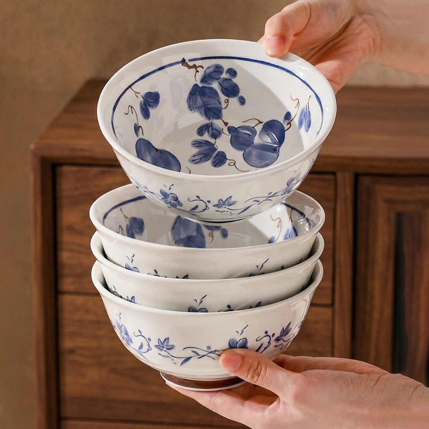 陶瓷碗家用个人专用漂亮饭碗具特别漂亮的碗小碗米饭碗吃饭的碗