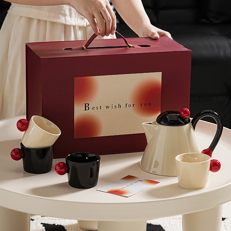 陶瓷水具套装仪式感结婚送新娘送新人新婚礼物礼品盒实用婚庆用品