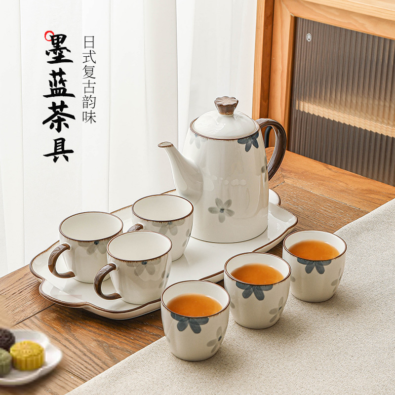 釉下彩茶杯茶壶功夫茶具套装中式家用2023新款陶瓷泡茶具礼盒日式