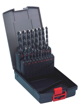 德国WURTH伍尔特麻花钻组套高速钢DIN338-RN型19件套0624000001