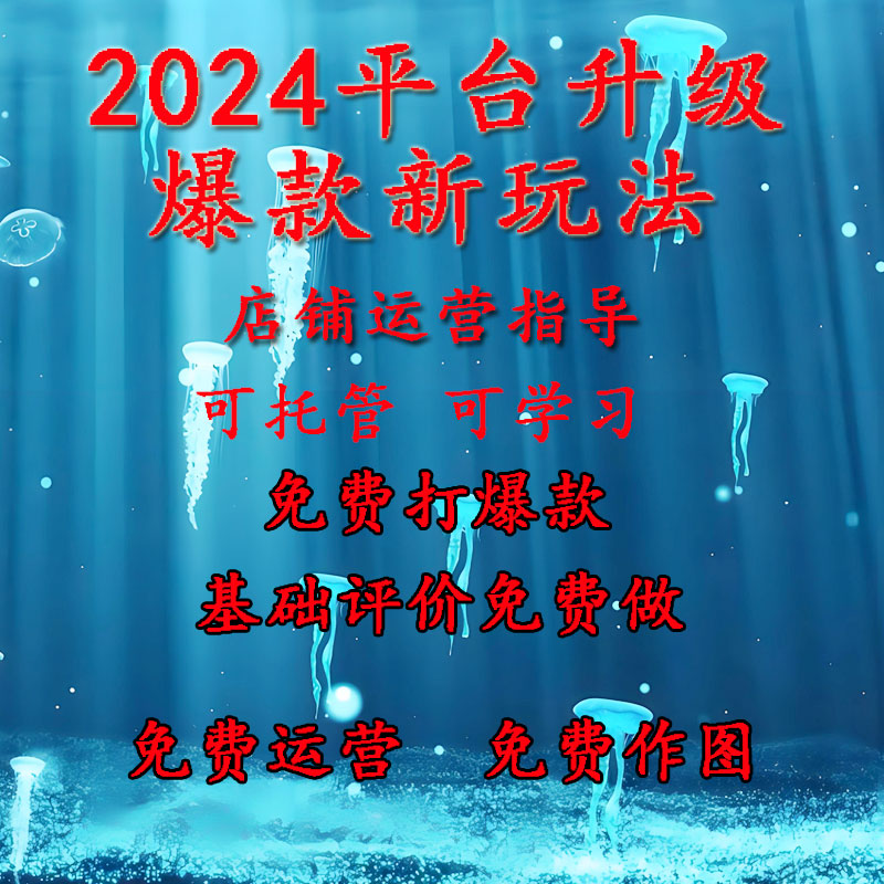 电商运营指导陪跑学习新手开店代运营淘宝多多抖店短视频咨询教程-封面