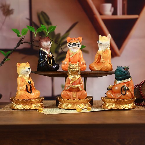 外五行禅意龙老虎蟾蜍狼鹰熊招财