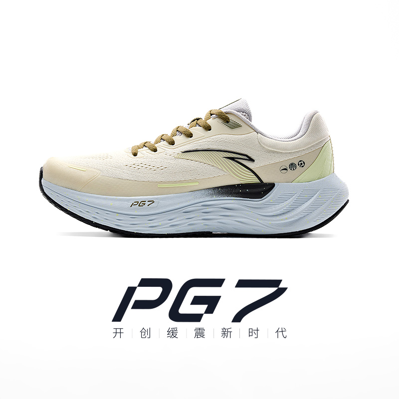 安踏旅步男女跑鞋PG7厚底缓震