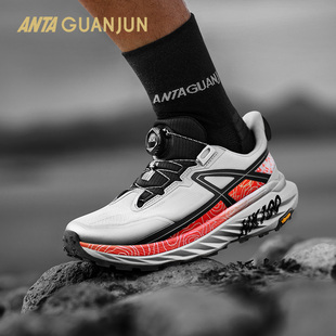 安踏冠军猎隼3BOA免系带越野跑鞋男鞋防滑户外运动鞋子112615508A