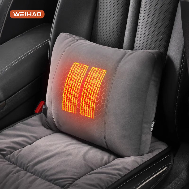 婴儿绒汽车加热腰靠车载司机开车护腰神器秋冬季座椅支撑暖腰靠垫,汽车用品/电子/清洗/改装,腰靠,淘宝优惠券,粉丝福利购,淘宝优惠卷