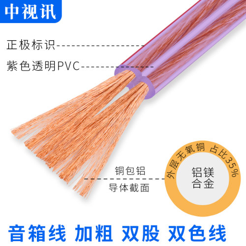 中视讯音响线铜包铝线