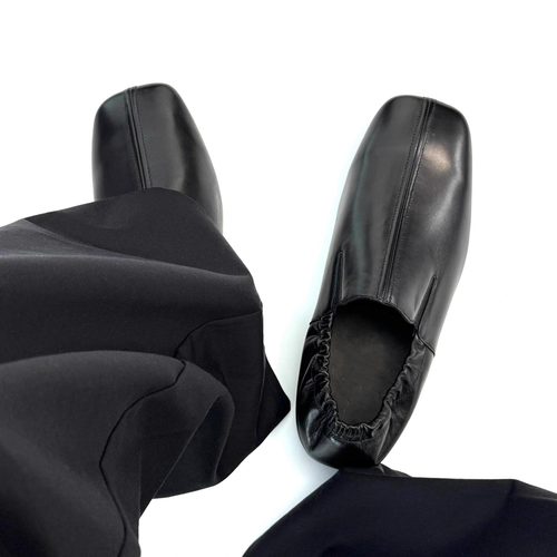 暗黑复古褶皱德比鞋方头僧侣鞋男