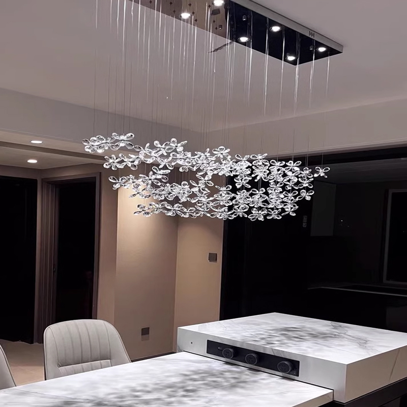 餐厅水晶吊灯轻奢法式设计师款