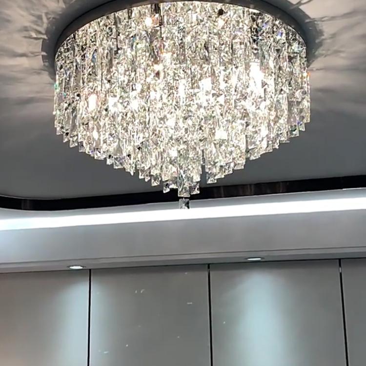 全光谱护眼水晶吸顶灯现代简约