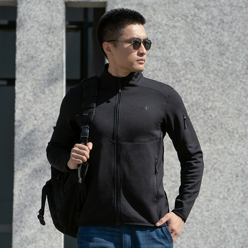 龙牙隐拓轻暖Polartec抓绒衣秋冬户外舒适保暖抓绒外套保暖层