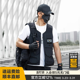龙牙天相机能轻量马甲背心春夏战术多口袋户外战术露营运动