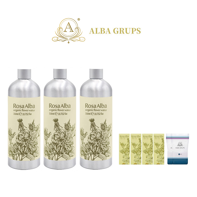 2瓶ALBAGRUPS艾尔芭白玫瑰精油