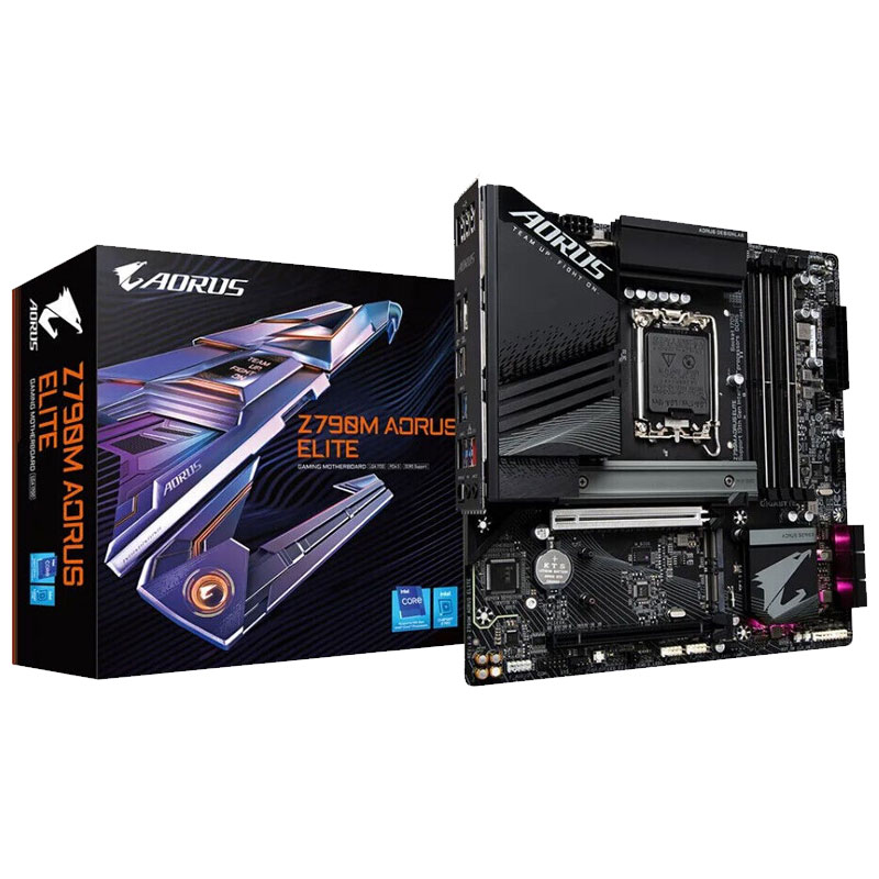 技嘉(GIGABYTE)Z790M AORUS ELITE DDR5 小雕主板支持13600KF