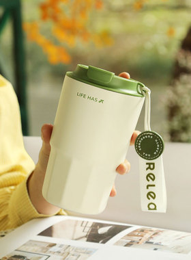 物生物高颜值保温杯女生316L不锈钢保冷咖啡杯水杯子随行小巧便携