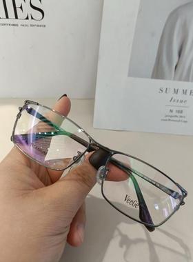 VeeGe纯钛防蓝光眼镜V格精品镜架近视镜架商务男款时尚全框V92009