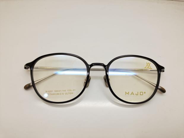 正品马颉MAJO+轻奢钛近视镜框全框男女款重量8克细边镜架 M-9201