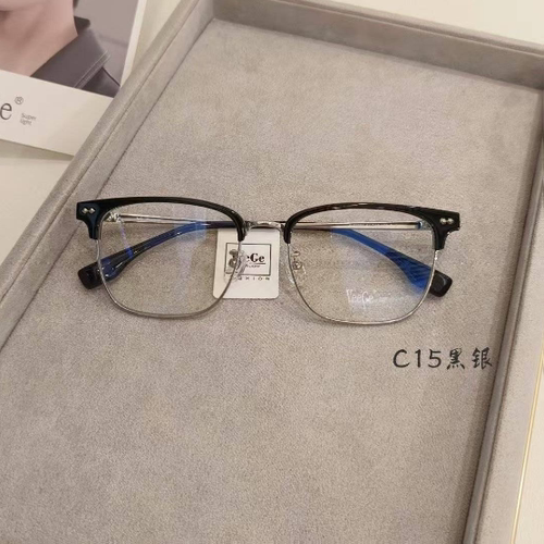 V格商务纯钛近视眼镜架