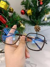VeeGe纯钛多边形眼镜V格精品镜架近视镜架商务男女款时尚休V96006