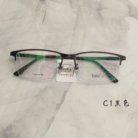 V格商务纯钛近视眼镜架