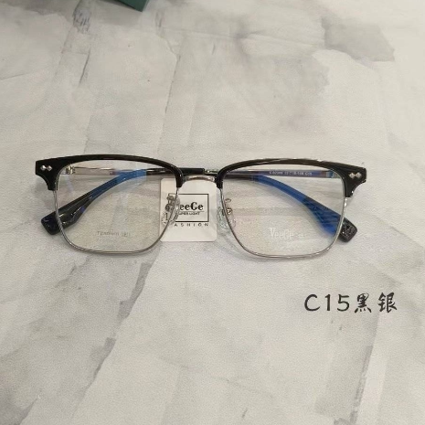V格商务纯钛近视眼镜架