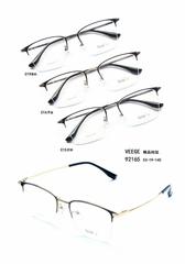 VeeGe纯钛多边形眼镜V格精品镜架近视镜架商务男款方半框V92165