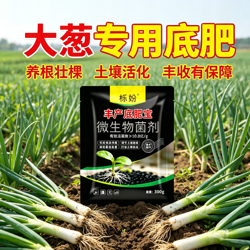 大葱底肥宝一袋一亩大葱种植专用改善土壤壮苗壮棵防干尖中量元素