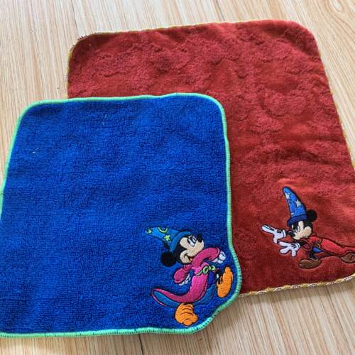 日单disney迪斯尼米奇魔术师卡通动漫周边全棉纯棉手帕方巾毛巾