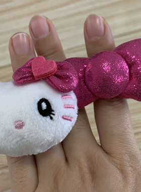 日单usj大阪环球影城hello kitty凯蒂猫毛绒玩具玩偶指环戒指