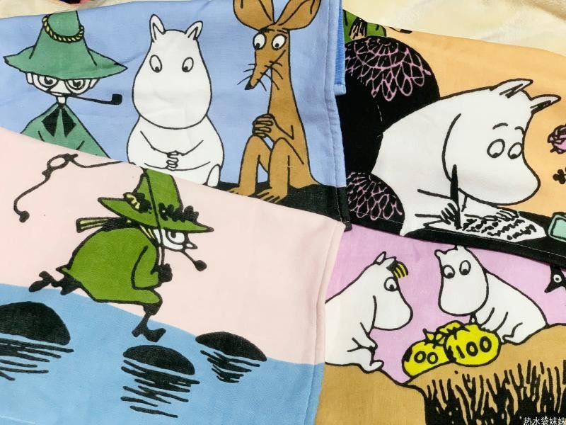 日单亚美Moomin河马姆明Little My纯棉全棉纱布毛巾面巾方巾动漫,模玩/动漫/周边/娃圈三坑/桌游,动漫水杯/居家/百货,淘宝优惠券,粉丝福利购,淘宝优惠卷