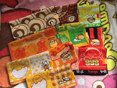 懒懒蛋Gudetama鸡蛋君方巾