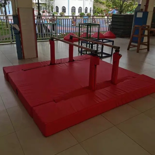 包邮儿童升降双杠室内高低杠感统体适能训练快乐幼儿园体操器材