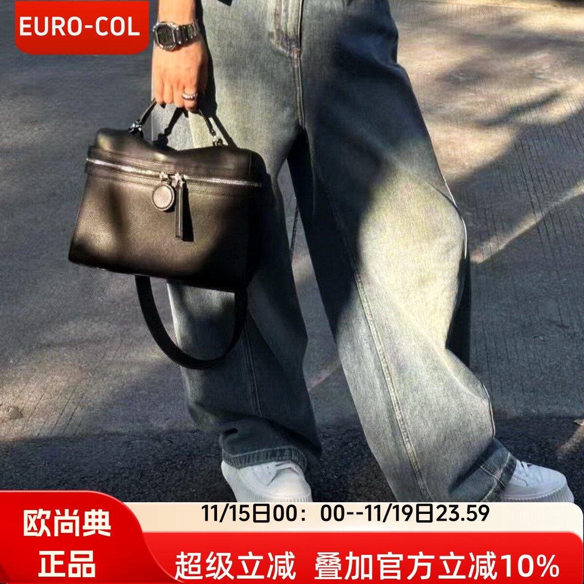 欧尚典头层牛皮高级感软盒子包包女新款大容量上班通勤手提斜挎包