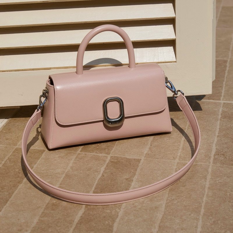 欧尚典新款牛皮复古手提小方包女包2026春夏通勤高级感单肩斜挎包